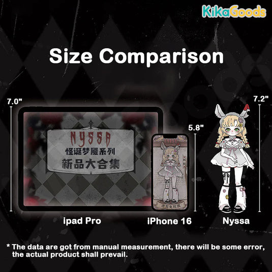 Kika Goods Nyssa Bizarre - Nightmare Series 1/12 Action Figure 1Pc Blind Box