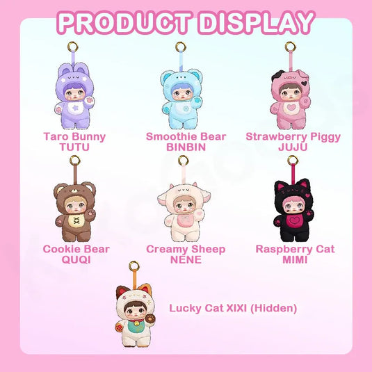 Kika Goods Nommi Loveliness Never Ends Series 1pc Plush Blind Box