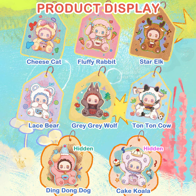 Cargue la imagen en el visor de la galería, Kika Goods Lovely Emma Pocket Zoo Series Plush Single Blind Box
