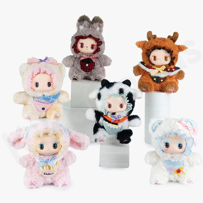 Cargue la imagen en el visor de la galería, Kika Goods Lovely Emma Pocket Zoo Series Plush Single Blind Box
