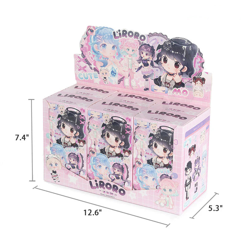 Chargez l&#39;image dans la visionneuse de la galerie, Kika Goods Liroro Binary Sweetheart Series Single Action Figure BJD Blind Box

