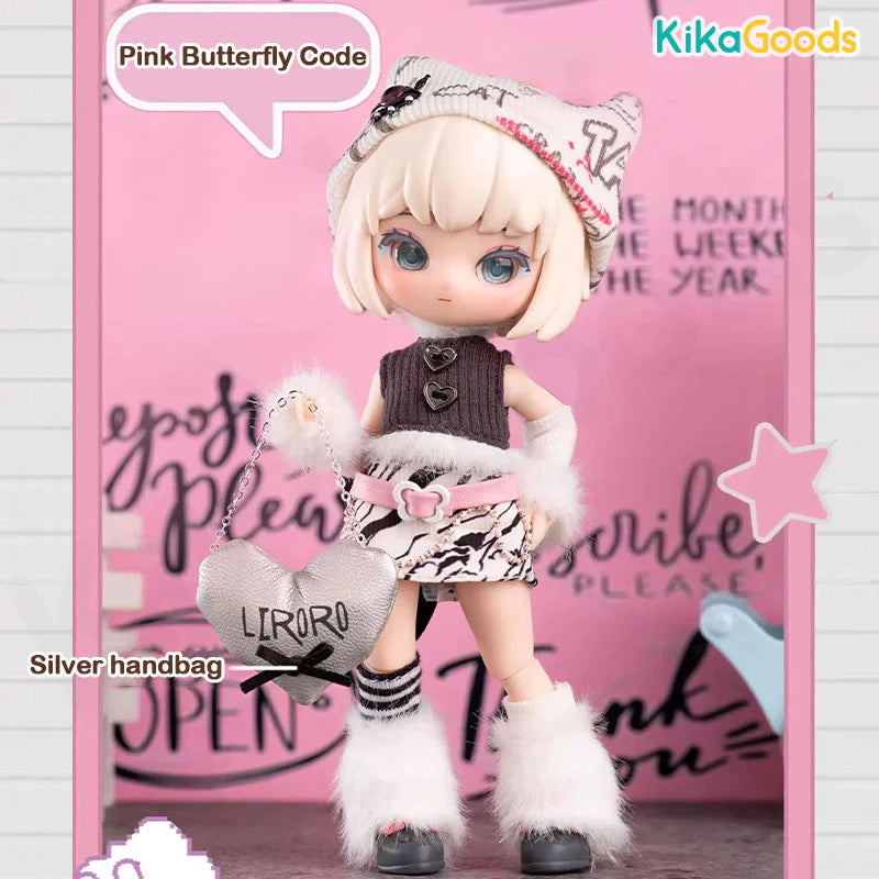 Chargez l&#39;image dans la visionneuse de la galerie, Kika Goods Liroro Binary Sweetheart Series Single Action Figure BJD Blind Box
