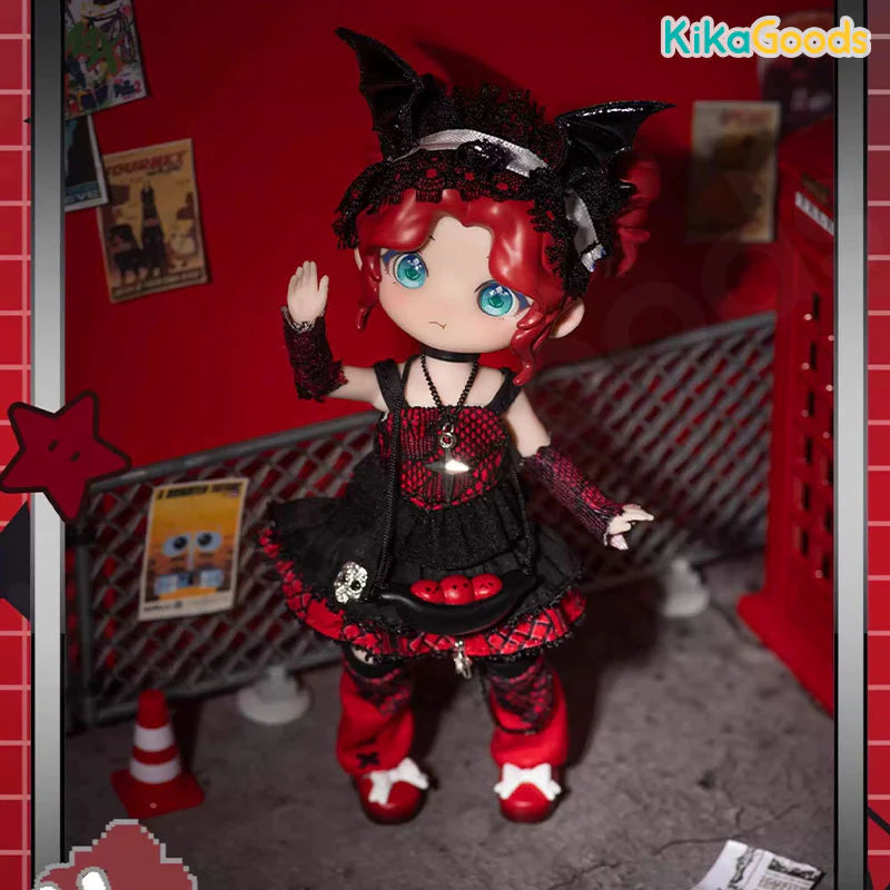 Chargez l&#39;image dans la visionneuse de la galerie, Kika Goods Liroro Binary Sweetheart Series Single Action Figure BJD Blind Box

