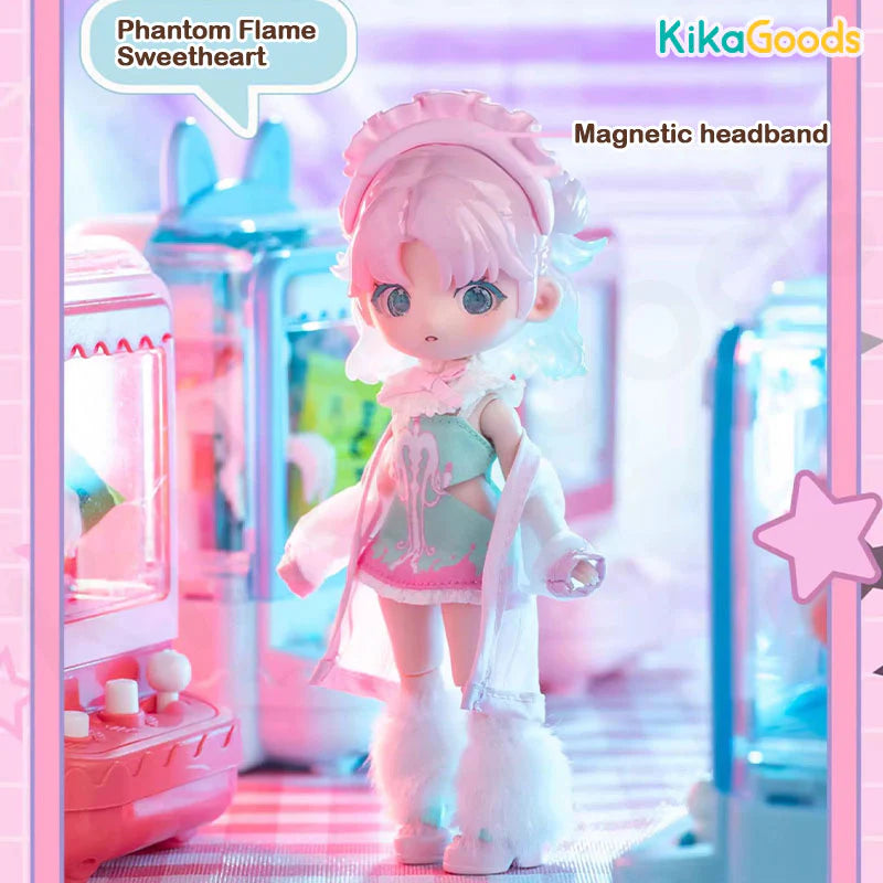 Chargez l&#39;image dans la visionneuse de la galerie, Kika Goods Liroro Binary Sweetheart Series Single Action Figure BJD Blind Box
