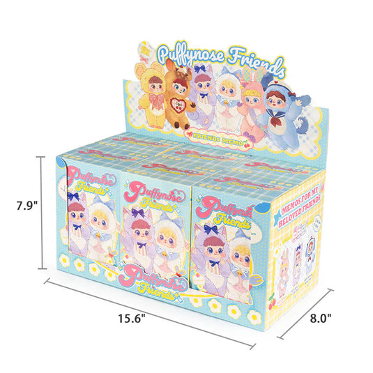 Kika Goods Puffynose Friends Memo Series Plush Single Blind Box