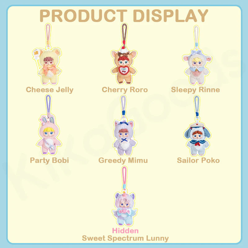 Cargue la imagen en el visor de la galería, Kika Goods Puffynose Friends Memo Series Plush Single Blind Box
