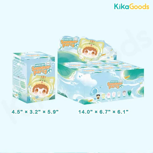 Kika Goods Yooki Meow Summer Party Series 1pc Plush Blind Box