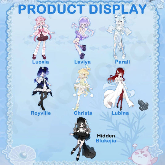 Kika Goods Minty Ocean - Gem Series 1/8 Action Figure 1Pc Blind Box