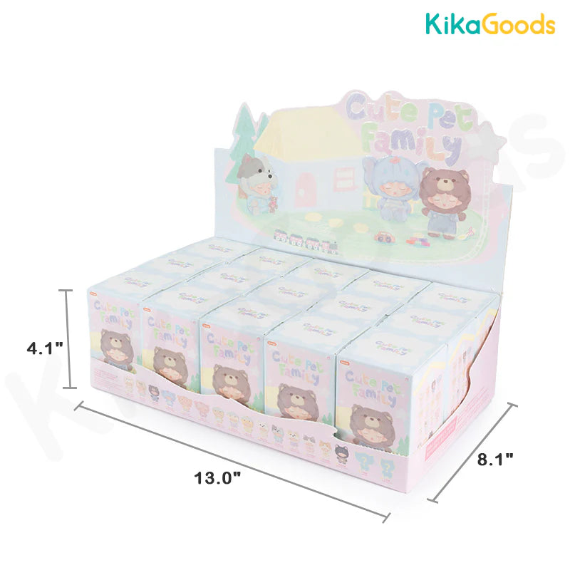 Cargue la imagen en el visor de la galería, Kika Goods Yumo - Cute Pet Family Series 1pc Mini Plush Blind Box
