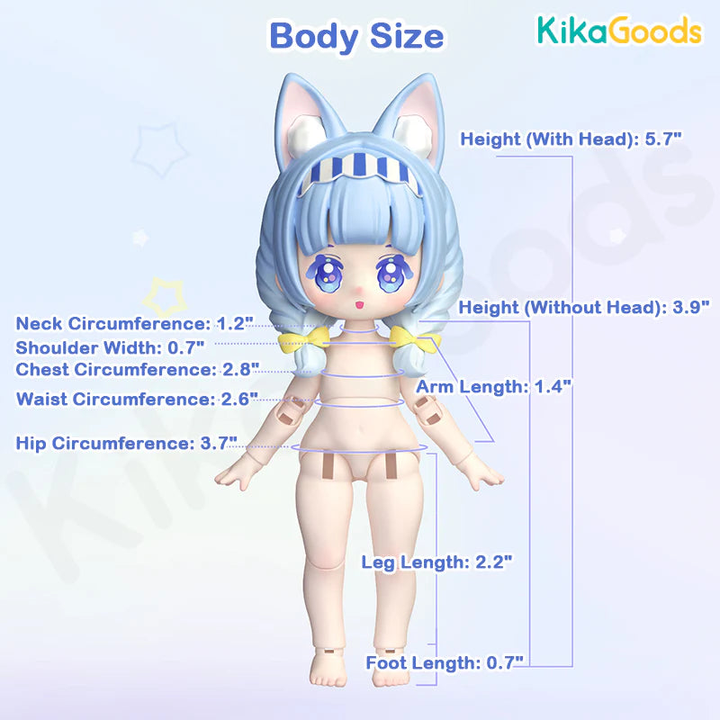Load image into Gallery viewer, Kika Goods Nyzaii - Sweet Imagination Series 1/12 Action Figure 1Pc Blind Box
