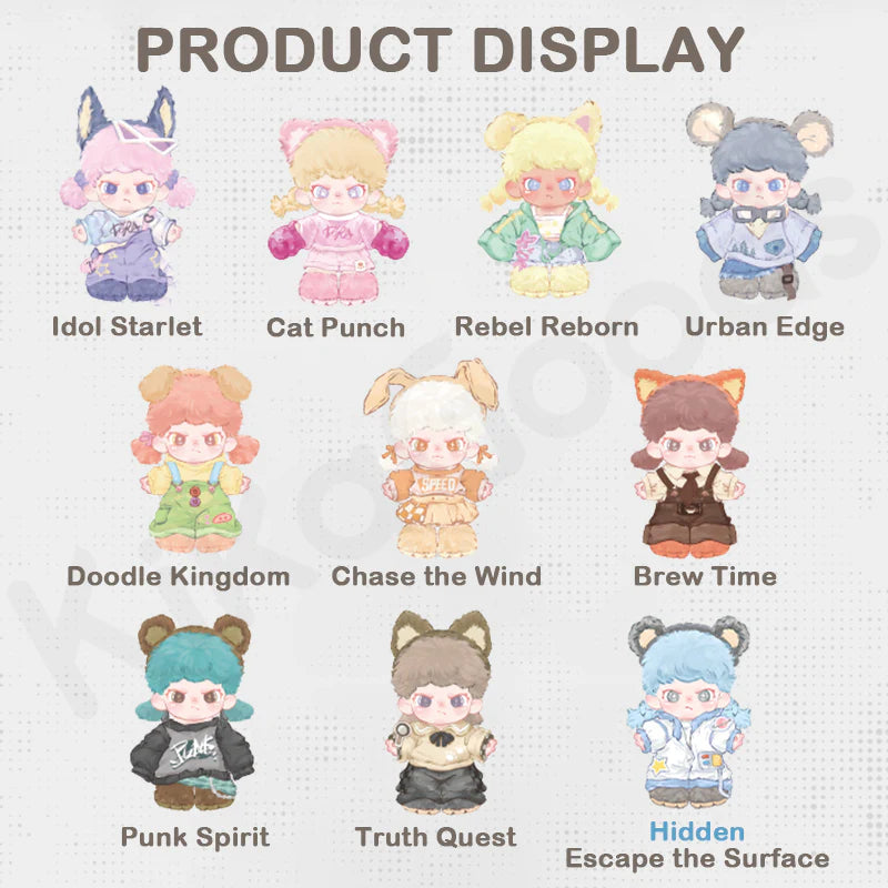 Cargue la imagen en el visor de la galería, Kika Goods Dora - Dora Be Yourself Series 1pc Plush Pendant Blind Box
