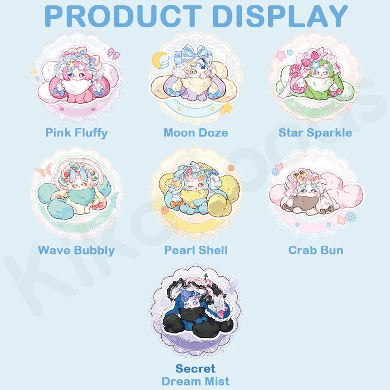 Cargue la imagen en el visor de la galería, Kika Goods Tutulong - Fluffy Shore Series Vinyl Face 1pc Plush Blind Box
