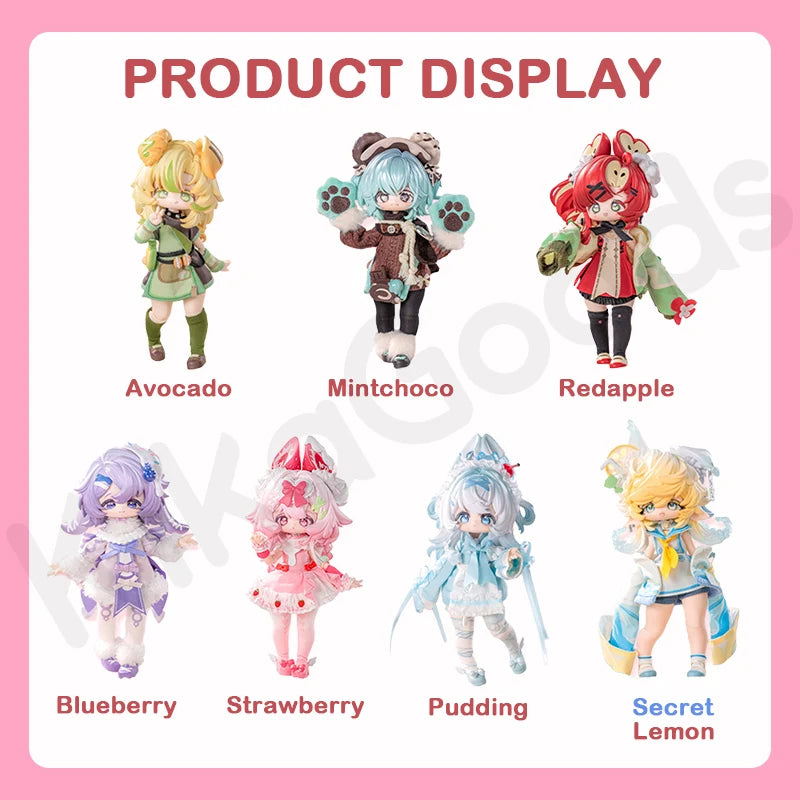 Load image into Gallery viewer, Kika Goods Calembou Mia Sweety Series 1/12 Action Figure MJD 1 Piece Blind Box
