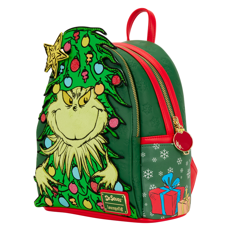 Cargue la imagen en el visor de la galería, Loungefly Dr. Seuss - The Grinch Holiday Mini Backpack
