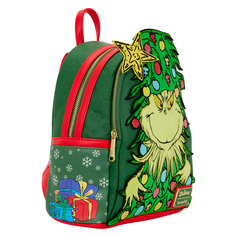 Cargue la imagen en el visor de la galería, Loungefly Dr. Seuss - The Grinch Holiday Mini Backpack
