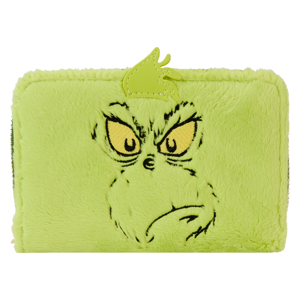 Dr. Seuss - How the Grinch Stole Christmas! Plush Cosplay Glow Zip Around Wallet