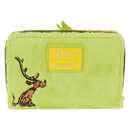 Dr. Seuss - How the Grinch Stole Christmas! Plush Cosplay Glow Zip Around Wallet