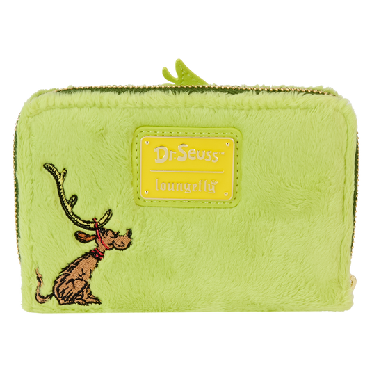 Loungefly Dr. Seuss - How the Grinch Stole Christmas! Plush Cosplay Glow Zip Around Wallet