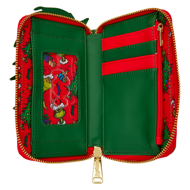 Cargue la imagen en el visor de la galería, Loungefly Dr. Seuss - The Grinch Holiday Wallet

