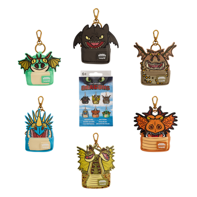 Loungefly How To Train Your Dragon - Characters Cosplay Mystery Mini 1pcs Backpack Keychain