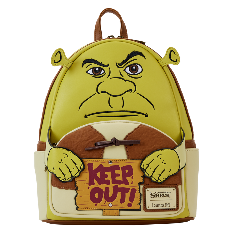 Load image into Gallery viewer, Loungefly SHREK - Shrek Keep Out Cosplay Mini Backpack
