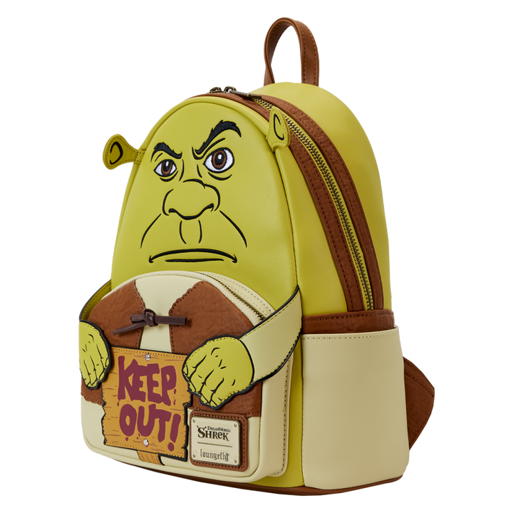 Loungefly SHREK - Shrek Keep Out Cosplay Mini Backpack – Kryptonite ...