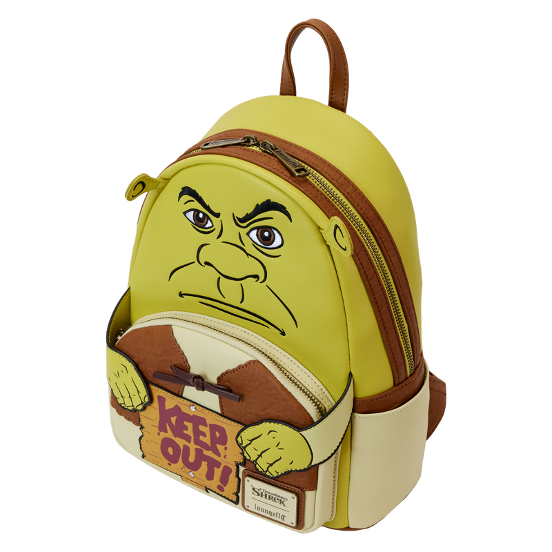 Cargue la imagen en el visor de la galería, Loungefly SHREK - Shrek Keep Out Cosplay Mini Backpack
