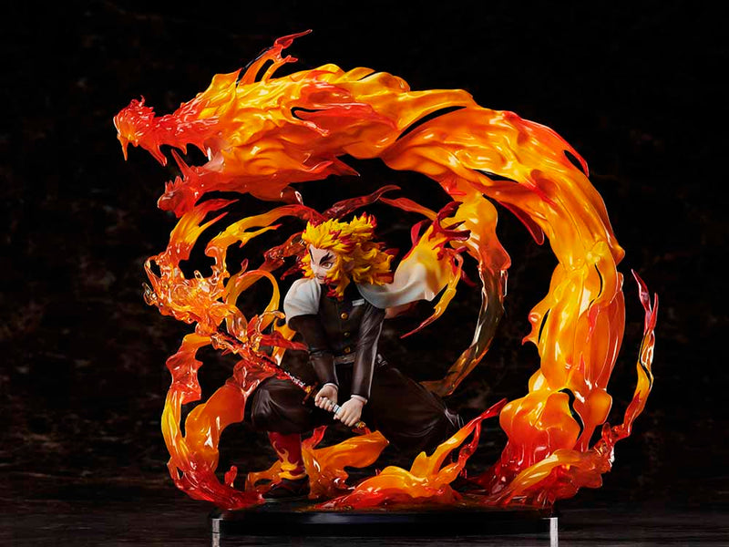 Chargez l&#39;image dans la visionneuse de la galerie, Kyojuro Rengoku Flame Breathing Esoteric Art Ninth Form Ver Demon Slayer Figure
