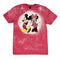 Disney - Mickey & Minnie Mouse Red Bleached T-shirt
