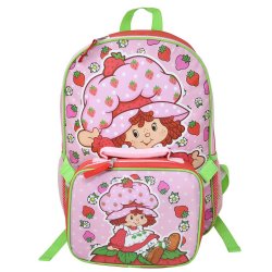Strawberry Shortcake Rectangle Backpack With Lunch Bag