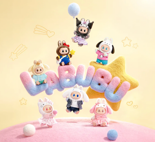 Labubu - The Monsters X Hello Kitty And Friends Series Vinyl Plush Doll Blind Box