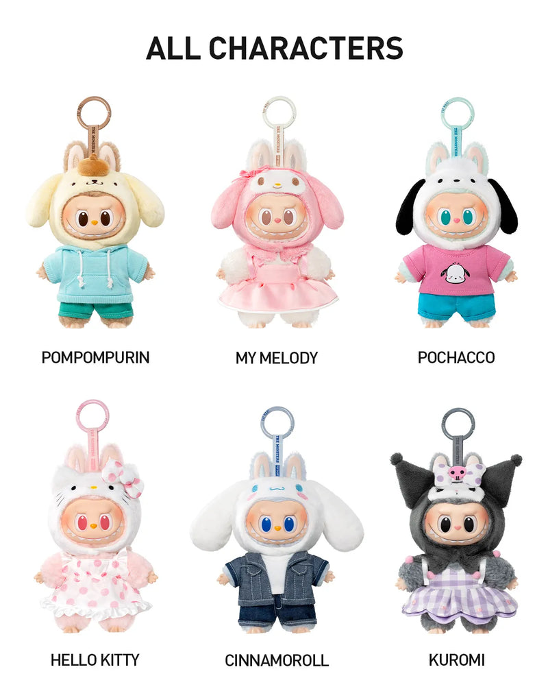Load image into Gallery viewer, Labubu - The Monsters X Hello Kitty And Friends Series Vinyl Plush Doll Blind Box
