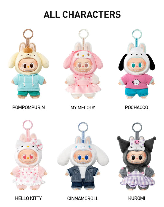 Labubu - The Monsters X Hello Kitty And Friends Series Vinyl Plush Doll Blind Box