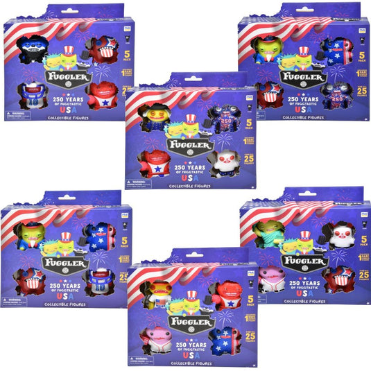 Fuggler - USA 5pk Figures in Deluxe Window Box