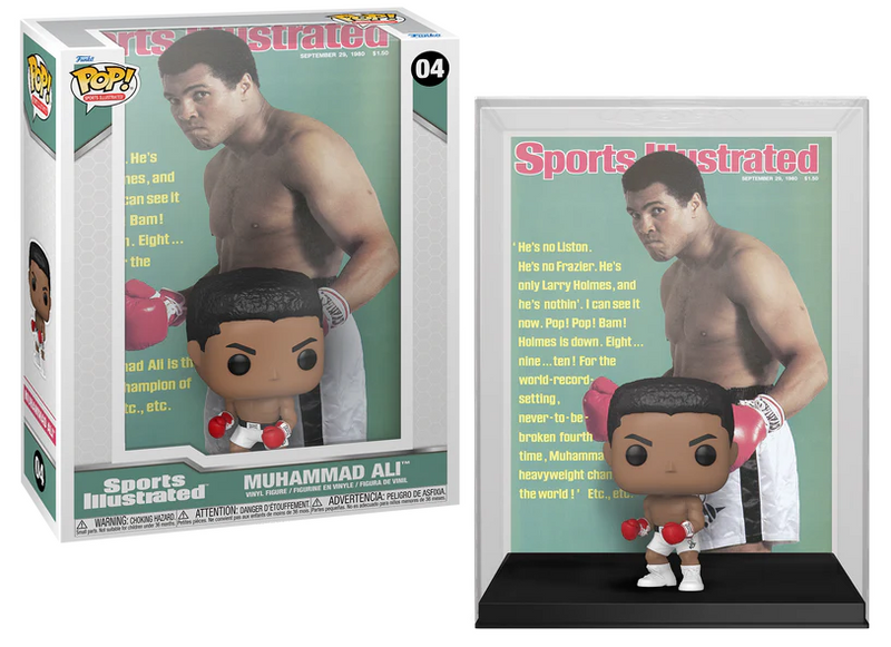 Cargue la imagen en el visor de la galería, Funko Pop: Sports Illustrated Boxing Muhammad Ali Funko Pop! Cover Figure #04 with Case
