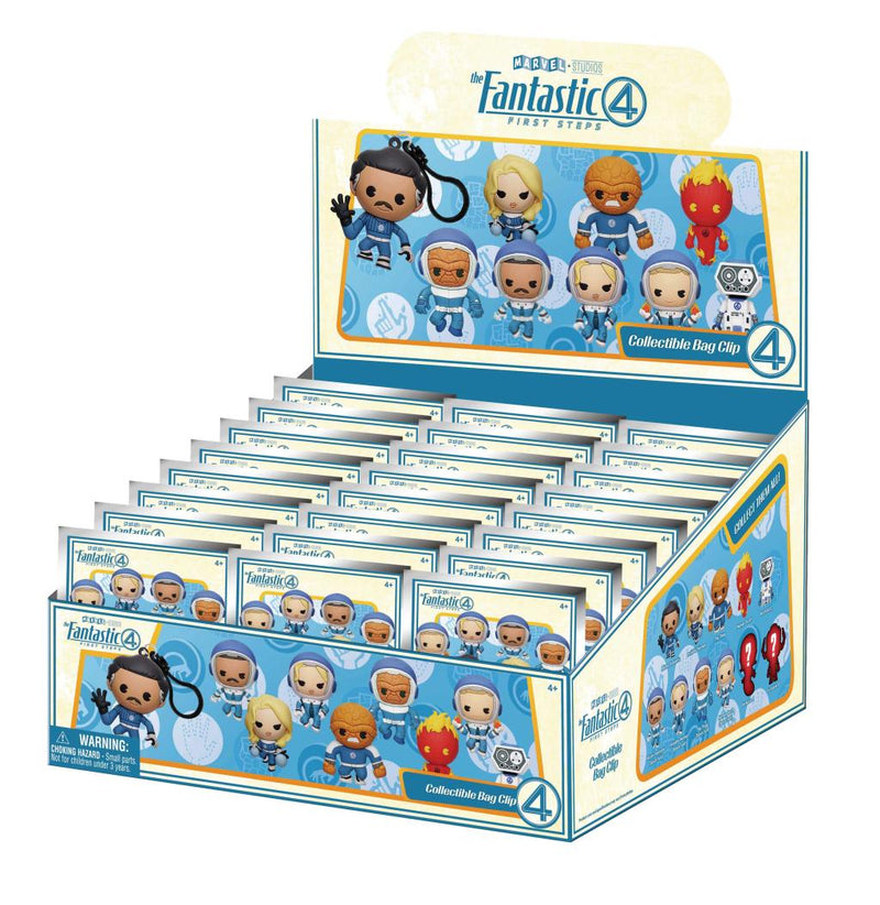 Chargez l&#39;image dans la visionneuse de la galerie, Monogram Marvel The Fantastic Four - Characters - 1pc 3D Figure Bag Clip Blind Bag
