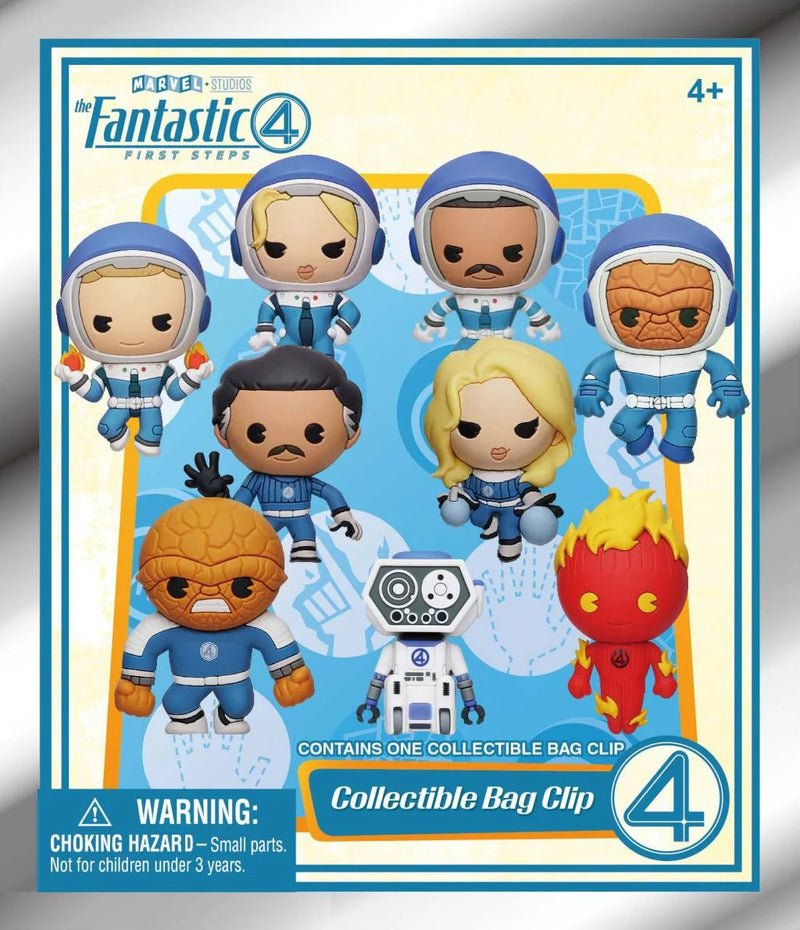 Chargez l&#39;image dans la visionneuse de la galerie, Monogram Marvel The Fantastic Four - Characters - 1pc 3D Figure Bag Clip Blind Bag

