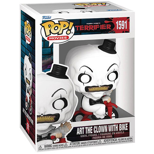 Chargez l'image dans la visionneuse de la galerie, Funko POP! Movies: Terrifier - Art The Clown With Bike Vinyl Figure
