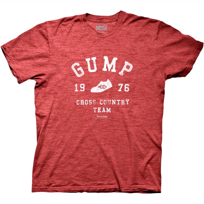 Forrest Gump - Camiseta ajustada para adultos de película clásica Cross Country