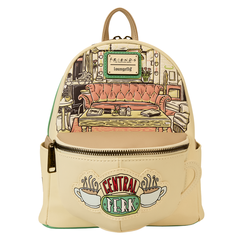 Load image into Gallery viewer, Loungefly Friends - Central Perk Domed Coffee Mug Scented Mini Backpack
