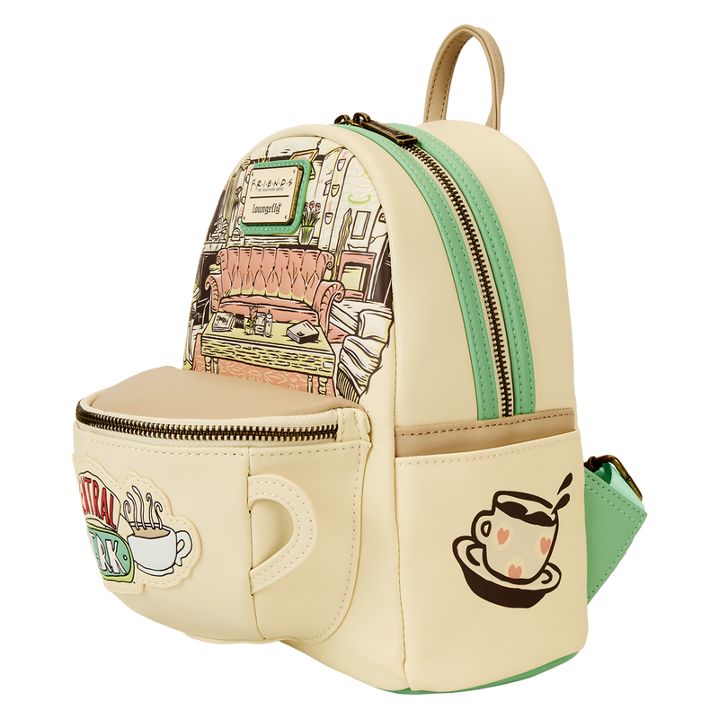 Load image into Gallery viewer, Loungefly Friends - Central Perk Domed Coffee Mug Scented Mini Backpack
