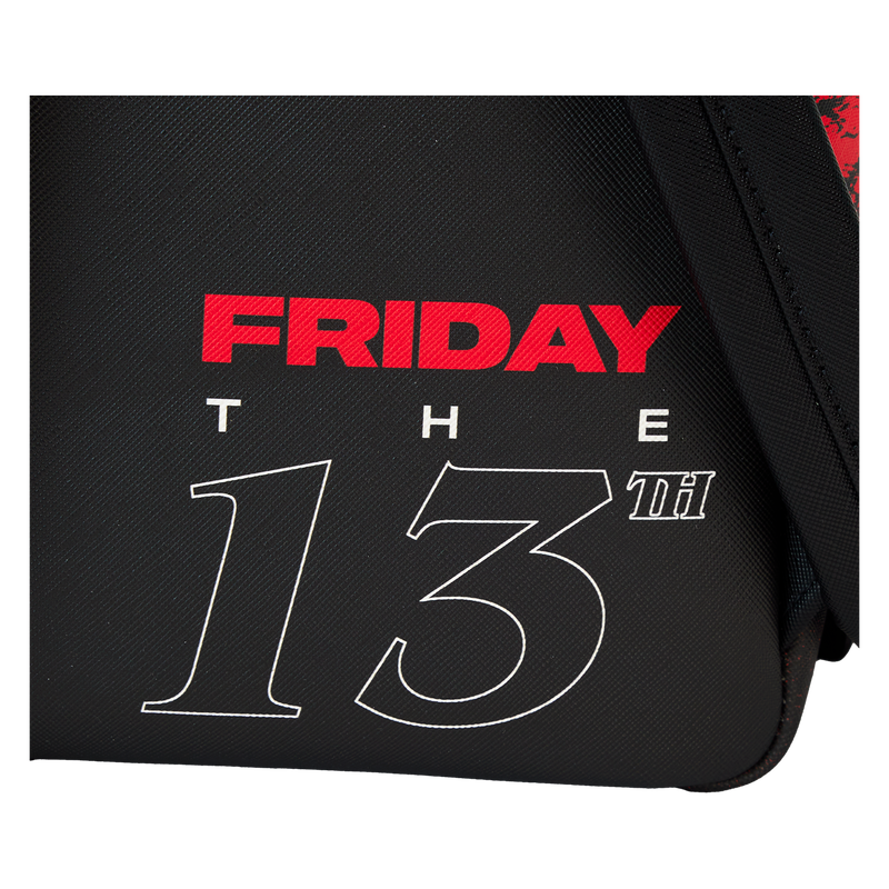 Load image into Gallery viewer, Loungefly Friday the 13th - Jason Mask I Heart Horror Mini Backpack
