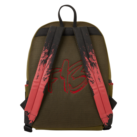 Loungefly Friday the 13th - Camp Crystal Lake Canvas Glow Full Size Backpack