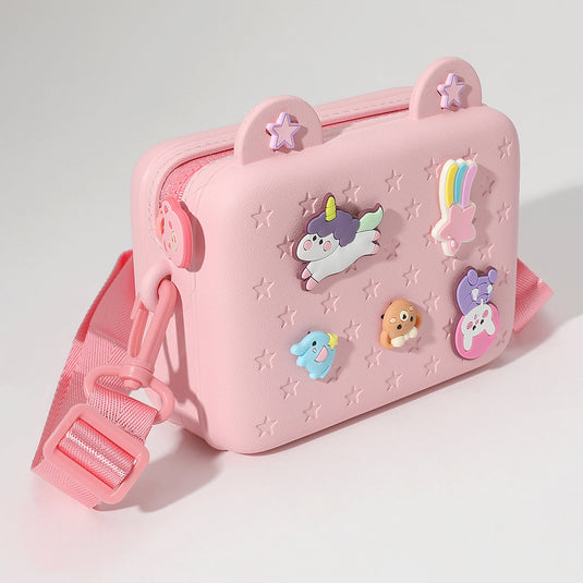 Hot Focus Veske  - Charm Fashion – Lys Rosa Crossbody Bag