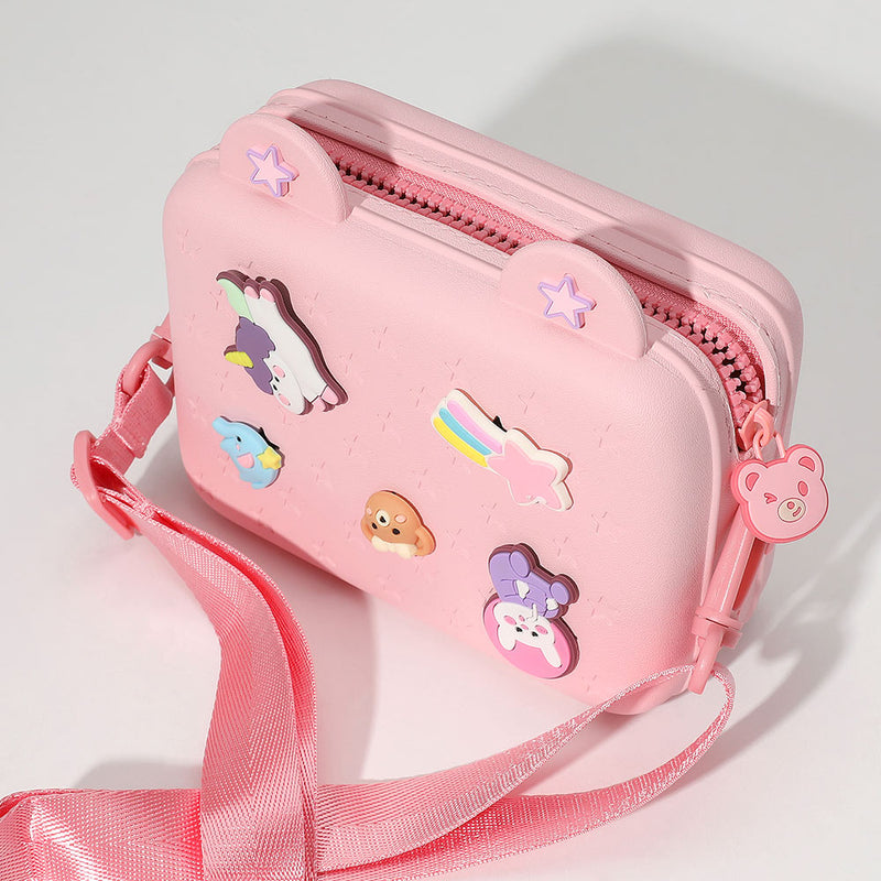 Load image into Gallery viewer, Hot Focus Veske  - Charm Fashion – Lys Rosa Crossbody Bag
