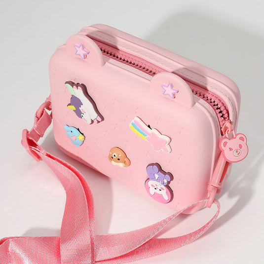 Hot Focus Veske  - Charm Fashion – Lys Rosa Crossbody Bag