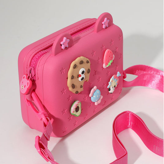 Hot Focus Veske  - Charm Fashion – Lys Rosa Crossbody Bag