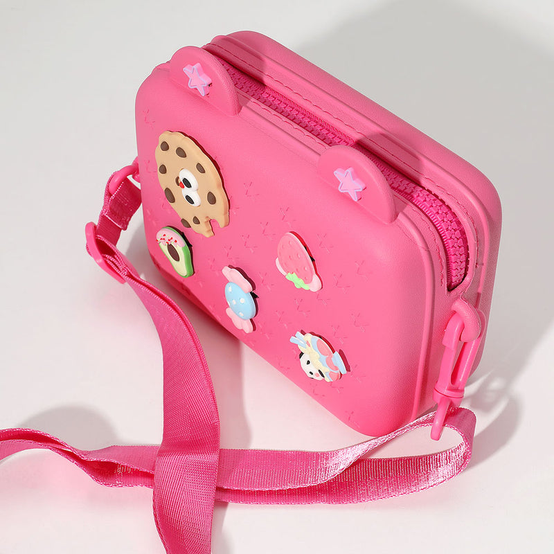 Load image into Gallery viewer, Hot Focus Veske  - Charm Fashion – Lys Rosa Crossbody Bag
