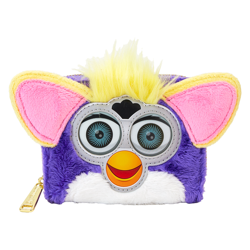 Chargez l&#39;image dans la visionneuse de la galerie, Loungefly Furby : Furby Plush Cosplay Lenticular Zip Around Wallet
