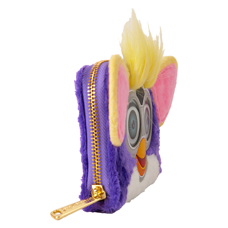 Chargez l&#39;image dans la visionneuse de la galerie, Loungefly Furby : Furby Plush Cosplay Lenticular Zip Around Wallet
